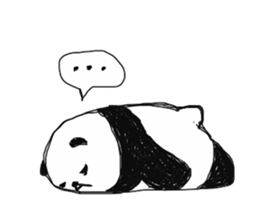 cute panda "Komejanai" sticker #1464195