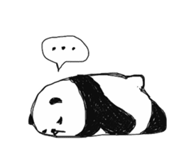 cute panda "Komejanai" sticker #1464195