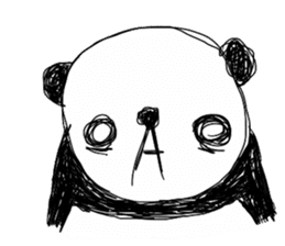 cute panda "Komejanai" sticker #1464200