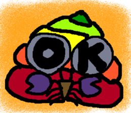 Rei of the hermit crab sticker #1464243