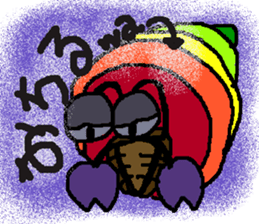 Rei of the hermit crab sticker #1464251