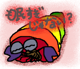 Rei of the hermit crab sticker #1464275