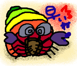 Rei of the hermit crab sticker #1464277