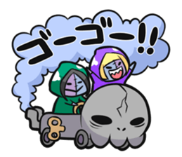 Sisters zombie sticker #1464379
