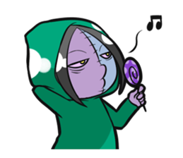 Sisters zombie sticker #1464385