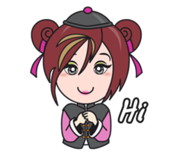 Gigi The Happy Asian Lady sticker #1464602