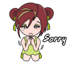 Gigi The Happy Asian Lady sticker #1464606