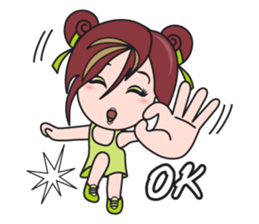 Gigi The Happy Asian Lady sticker #1464607