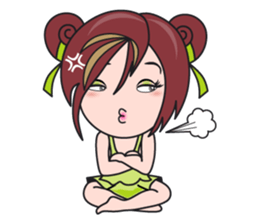 Gigi The Happy Asian Lady sticker #1464608