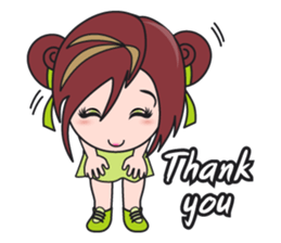 Gigi The Happy Asian Lady sticker #1464609