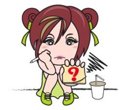 Gigi The Happy Asian Lady sticker #1464612