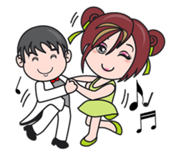 Gigi The Happy Asian Lady sticker #1464616