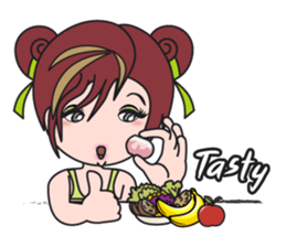 Gigi The Happy Asian Lady sticker #1464618