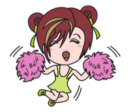 Gigi The Happy Asian Lady sticker #1464621