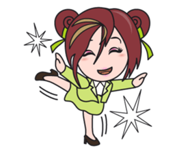 Gigi The Happy Asian Lady sticker #1464622