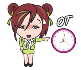 Gigi The Happy Asian Lady sticker #1464626