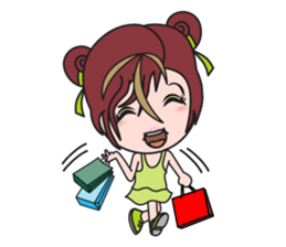 Gigi The Happy Asian Lady sticker #1464629