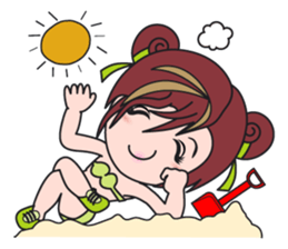 Gigi The Happy Asian Lady sticker #1464630