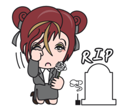 Gigi The Happy Asian Lady sticker #1464632