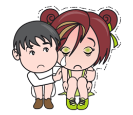 Gigi The Happy Asian Lady sticker #1464636