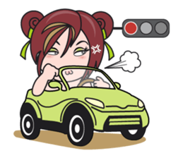 Gigi The Happy Asian Lady sticker #1464637