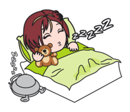 Gigi The Happy Asian Lady sticker #1464639