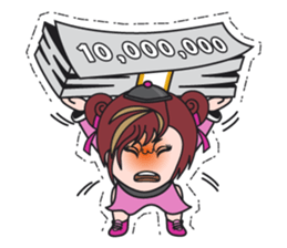 Gigi The Happy Asian Lady sticker #1464640