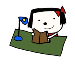 rinko and merry friends in seasons sticker #1464713