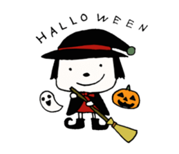 rinko and merry friends in seasons sticker #1464714