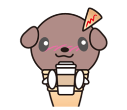 Chocolate ice cream sticker #1464910
