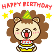 Lion boy Japanese version sticker #1465350