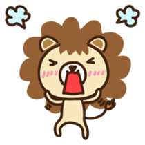 Lion boy Japanese version sticker #1465365