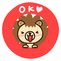 Lion boy Japanese version sticker #1465378