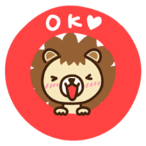 Lion boy Japanese version sticker #1465378
