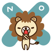 Lion boy Japanese version sticker #1465379