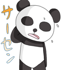 The sticker of a panda and a cow. sticker #1465399