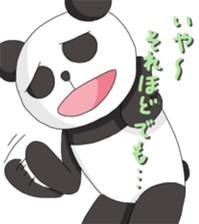 The sticker of a panda and a cow. sticker #1465425