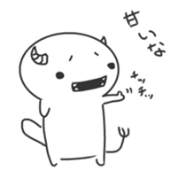 Small White Devil sticker #1465431