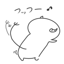 Small White Devil sticker #1465460