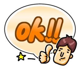 Ultra Simple Greetings (Japanese) sticker #1465466