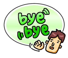 Ultra Simple Greetings (Japanese) sticker #1465484