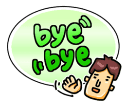 Ultra Simple Greetings (Japanese) sticker #1465484