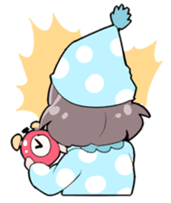 little cute girl Momo sticker #1465926