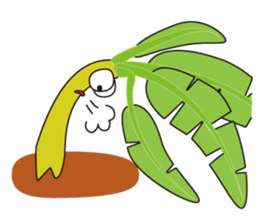 BANANAN in the warm Island. sticker #1466002