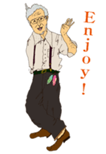 Life of the old man sticker #1466340