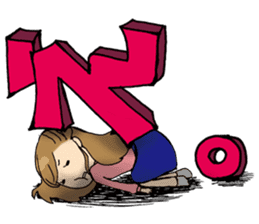 Face muscle stamp ETCHAN sticker #1467408