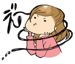 Face muscle stamp ETCHAN sticker #1467422