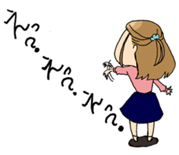 Face muscle stamp ETCHAN sticker #1467424