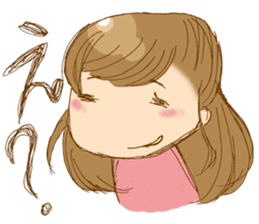 Face muscle stamp ETCHAN sticker #1467442