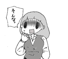 emotions of the girl sticker #1468415